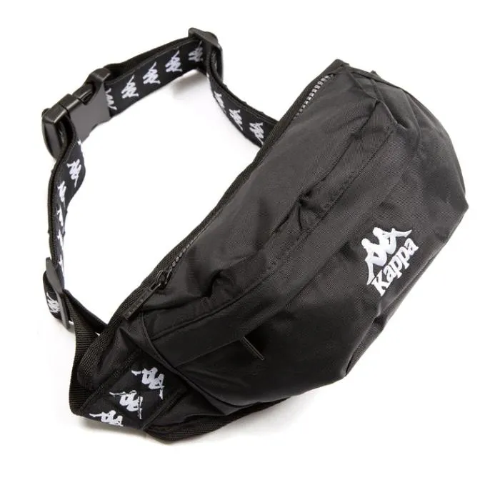 222 Banda Anais Pouch Bag 8211 Black White Men Kappa Bags 222 Banda Anais Pouch Bag 8211 Black White Men Kappa Bags