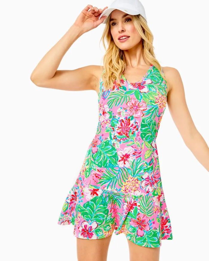 Activewear Women Lilly Pulitzer UPF 50 Luxletic Anaia Active Dress Multi Journey To The Jungle Activewear Women Lilly Pulitzer UPF 50 Luxletic Anaia Active Dress Multi Journey To The Jungle