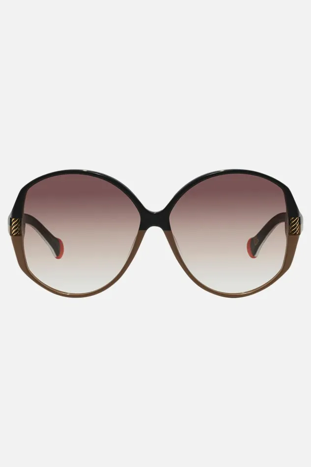 AFTERNOONS IN AMALFI SUNGLASSES BLACKPUTTY Blackputty WomensMens Camilla Sunglasses