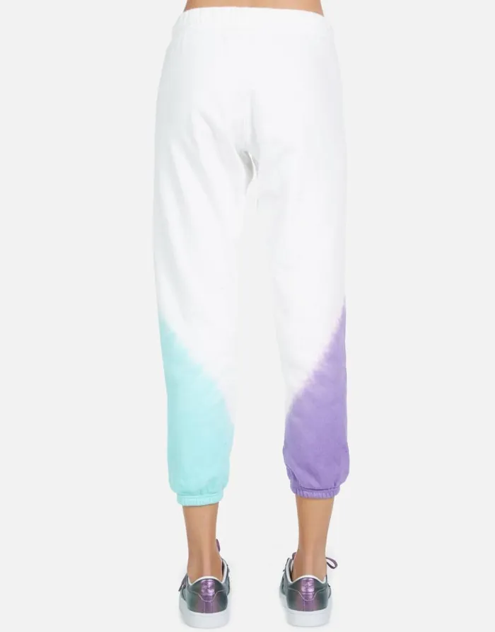 Alana Pretty Hummingbird Purpleteal Ombre Women Lauren Moshi Crop Sweatpants