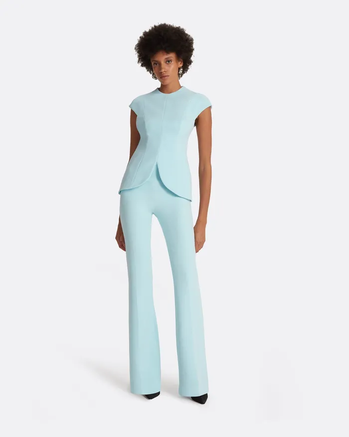 Alexa Baby Blue Trousers Baby Blue Women Icons Safiyaa