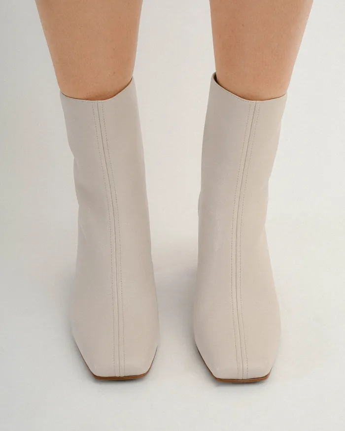 ANKLE BOOTS jomercer Women Nevada mid ankle boots bone leather