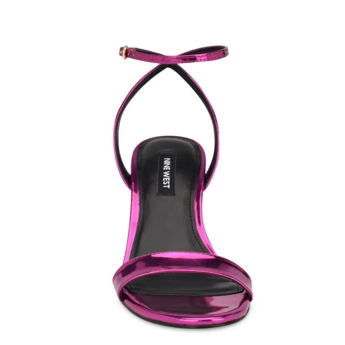 Anny Ankle Strap Heeled Sandals Medium Pink Women Nine West Sandals Anny Ankle Strap Heeled Sandals Medium Pink Women Nine West Sandals