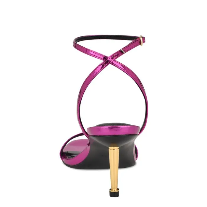 Anny Ankle Strap Heeled Sandals Medium Pink Women Nine West Sandals Anny Ankle Strap Heeled Sandals Medium Pink Women Nine West Sandals