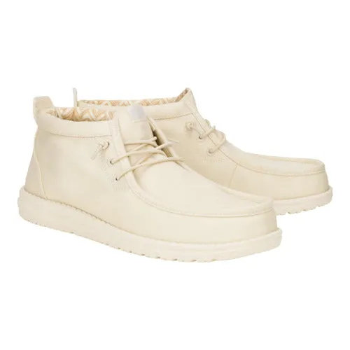 Apparel heydude Wally Mid Stretch Canvas Bone White Boots