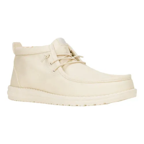 Apparel heydude Wally Mid Stretch Canvas Bone White Boots