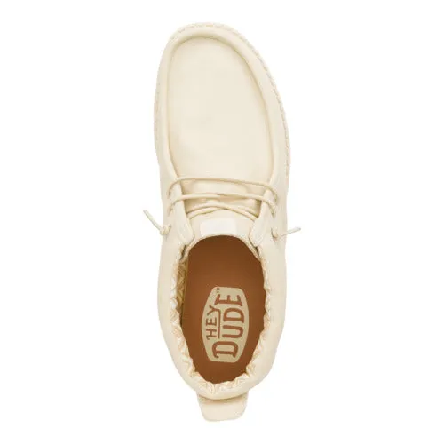 Apparel heydude Wally Mid Stretch Canvas Bone White Boots