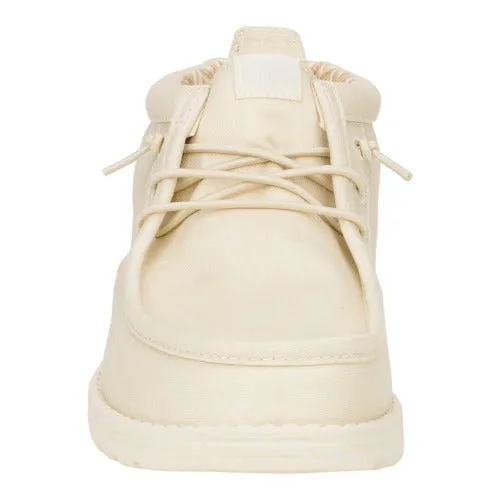 Apparel heydude Wally Mid Stretch Canvas Bone White Boots