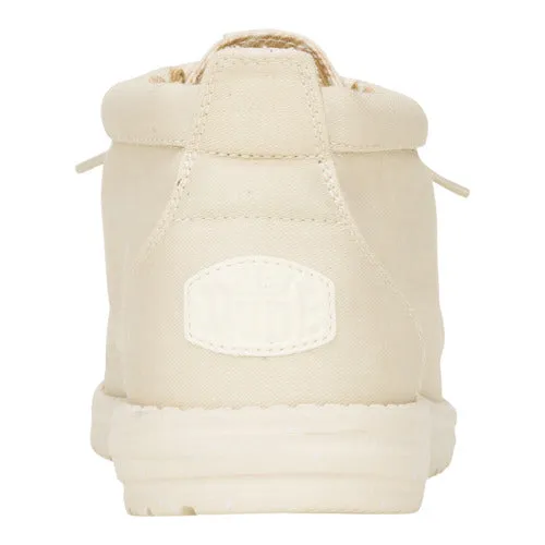 Apparel heydude Wally Mid Stretch Canvas Bone White Boots