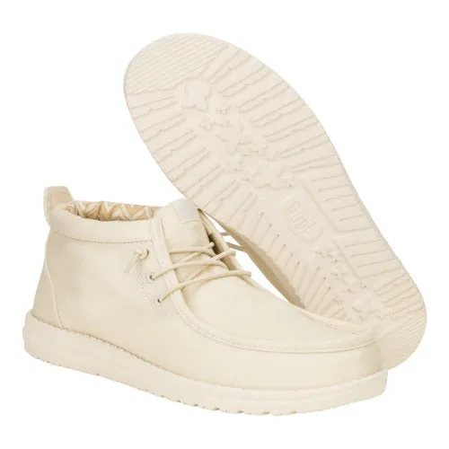 Apparel heydude Wally Mid Stretch Canvas Bone White Boots