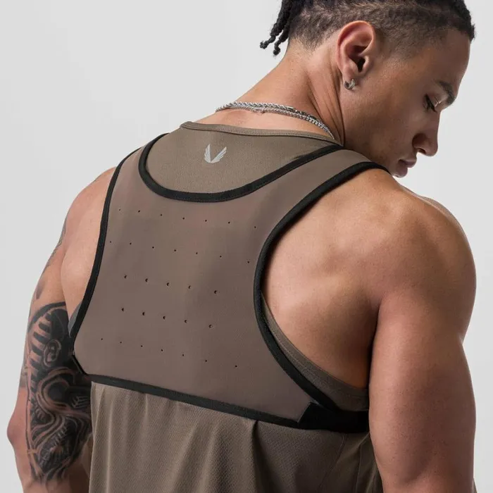 ASRV Bags Men Cordura Lightweight Chest Pack Deep Taupe