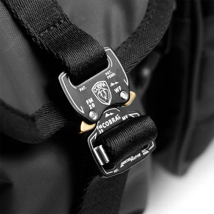 ASRV Bags Men Utility Gym Duffle Bag Black