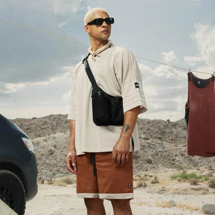 ASRV Bags Men Water Bottle Holster Bag Black