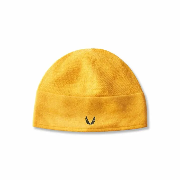 ASRV Hats and Headwear Men Merino Wool Skull Cap Amber 034wings034