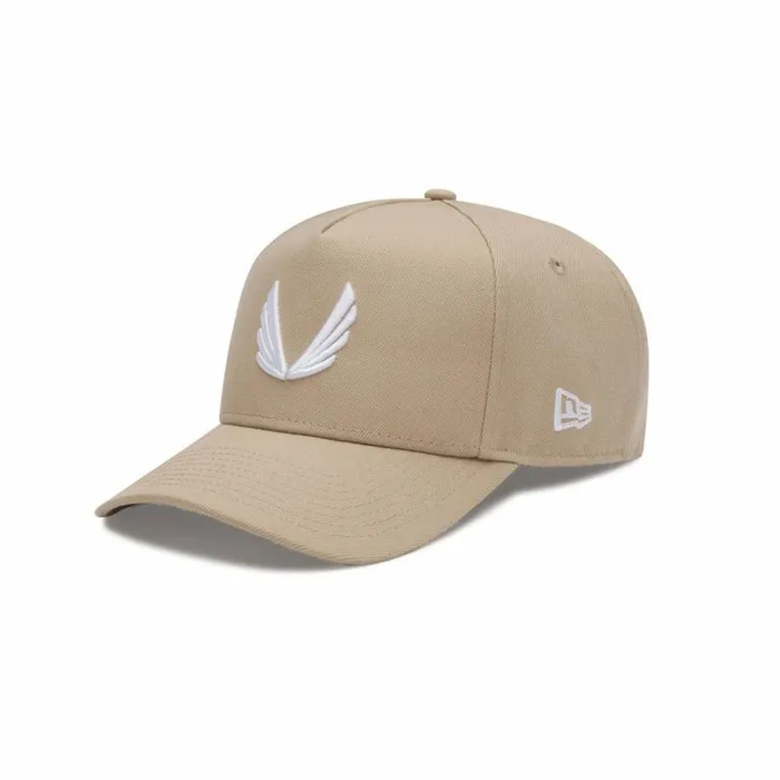 ASRV Hats and Headwear Men New Era 9Forty AFrame Hat Beigewhite