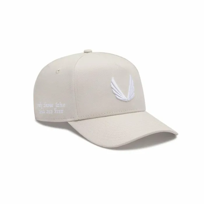 ASRV Hats and Headwear Men New Era 9Forty AFrame Hat Stonewhite