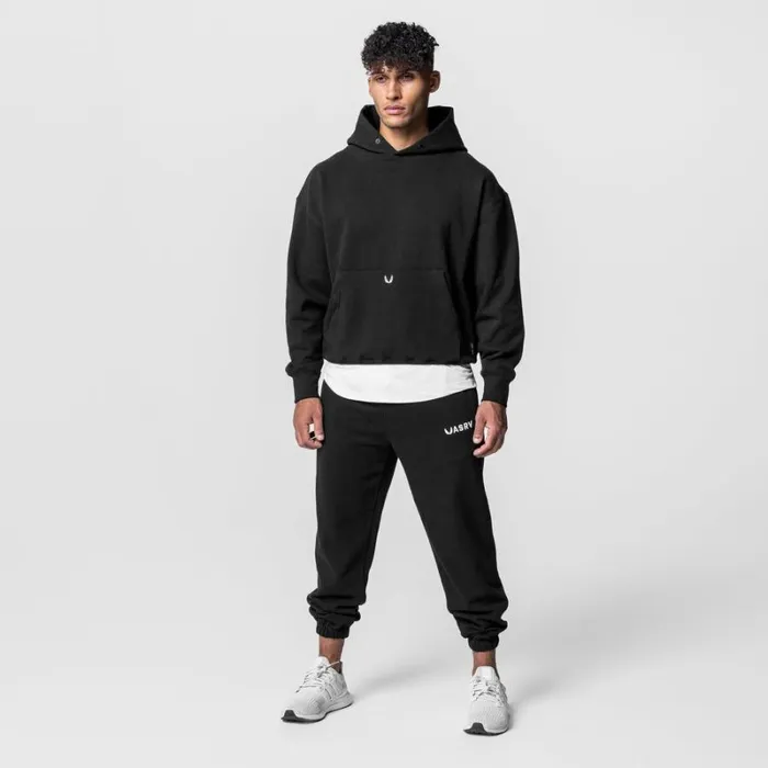 ASRV Hoodies and Sweatshirts Men TechTerry Hoodie Black Limited