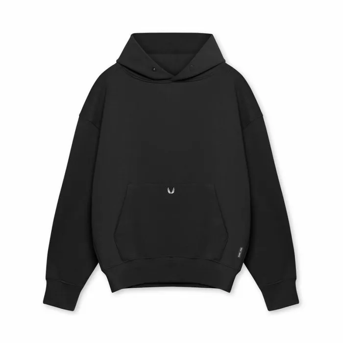 ASRV Hoodies and Sweatshirts Men TechTerry Hoodie Black Limited