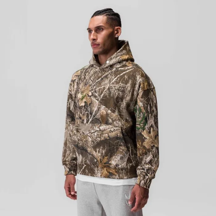 ASRV Hoodies and Sweatshirts Men TechTerry Hoodie Realtree Camo