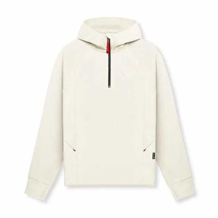 ASRV Hoodies and Sweatshirts Men Thermal Training Hoodie Ivory Cream