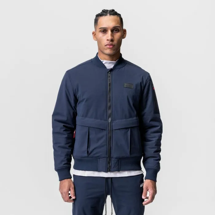 ASRV Jackets and Outerwear Men Kinterra Weatherproof Bomber Jacket Navy