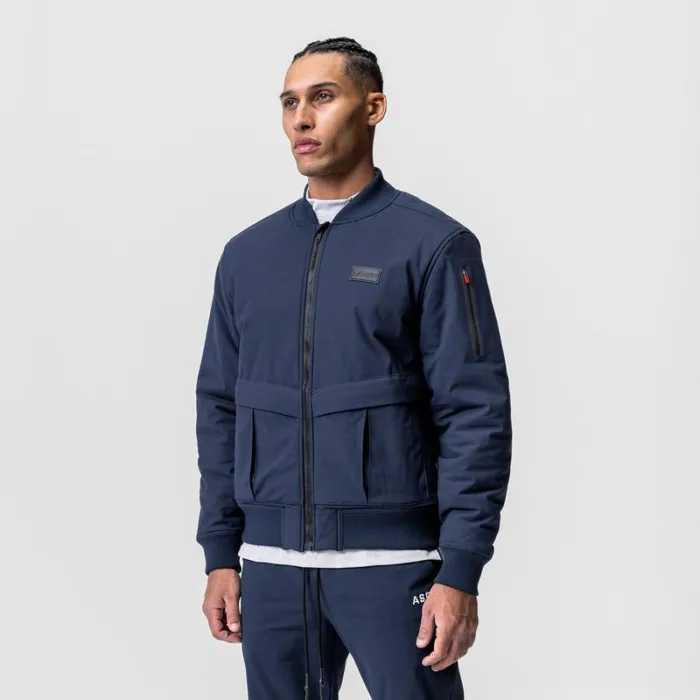ASRV Jackets and Outerwear Men Kinterra Weatherproof Bomber Jacket Navy