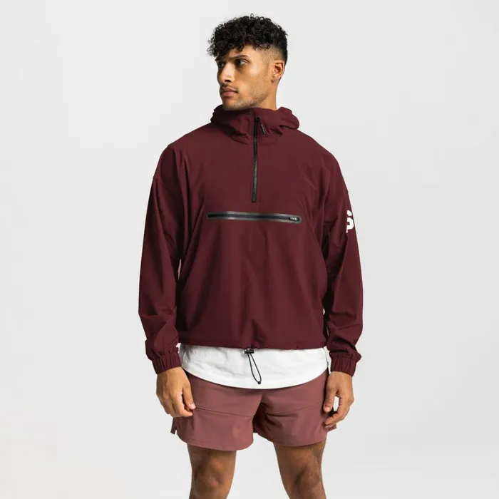 ASRV Jackets and Outerwear Men TETRALITE Anorak Jacket Crimson Red