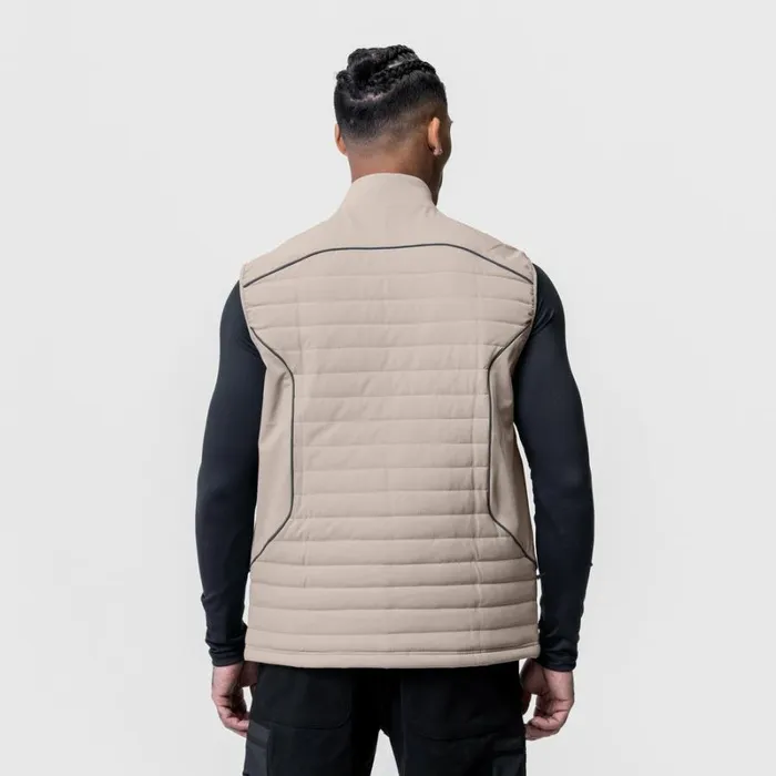 ASRV Jackets and Outerwear Men Waterproof Insulated Run Vest Chai