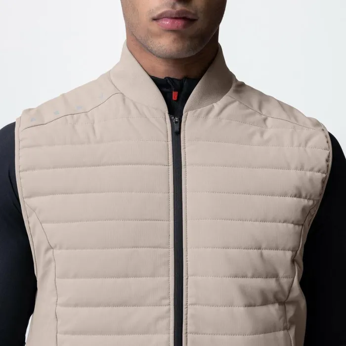 ASRV Jackets and Outerwear Men Waterproof Insulated Run Vest Chai