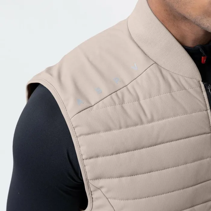 ASRV Jackets and Outerwear Men Waterproof Insulated Run Vest Chai