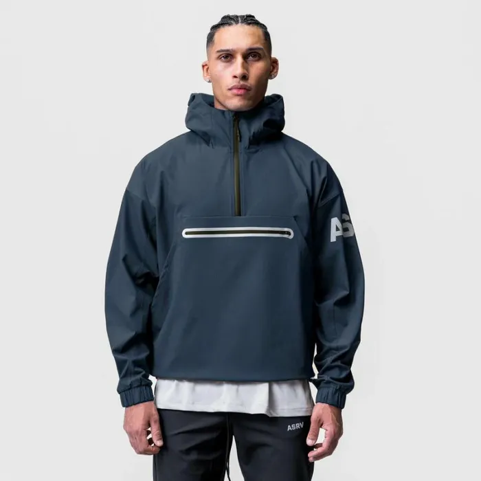 ASRV Jackets and Outerwear Men WeatherReady Anorak Jacket Navy