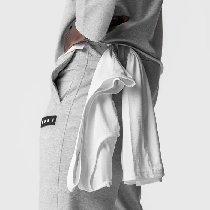 ASRV Joggers and Pants Men MicroTerry Jogger Heather Grey