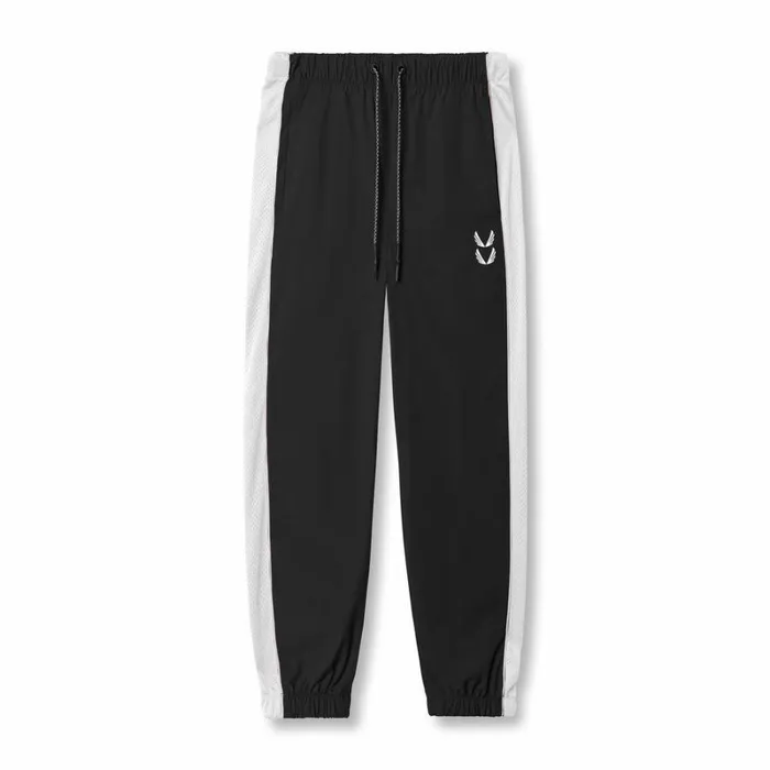 ASRV Joggers and Pants Men Ripstop Oversized Track Pant Black