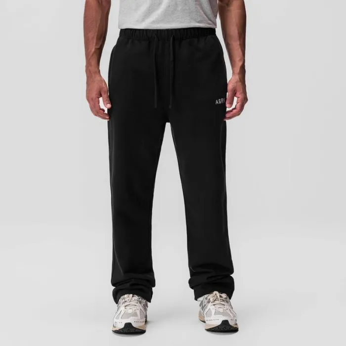 ASRV Joggers and Pants Men Tech Essential Straight Leg Sweats Black