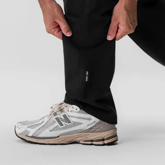 ASRV Joggers and Pants Men Tech Essential Straight Leg Sweats Black