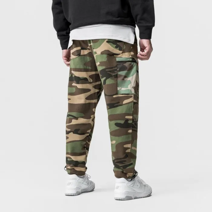ASRV Joggers and Pants Men TechTerry Cinch Cargo Jogger Woodland Camo