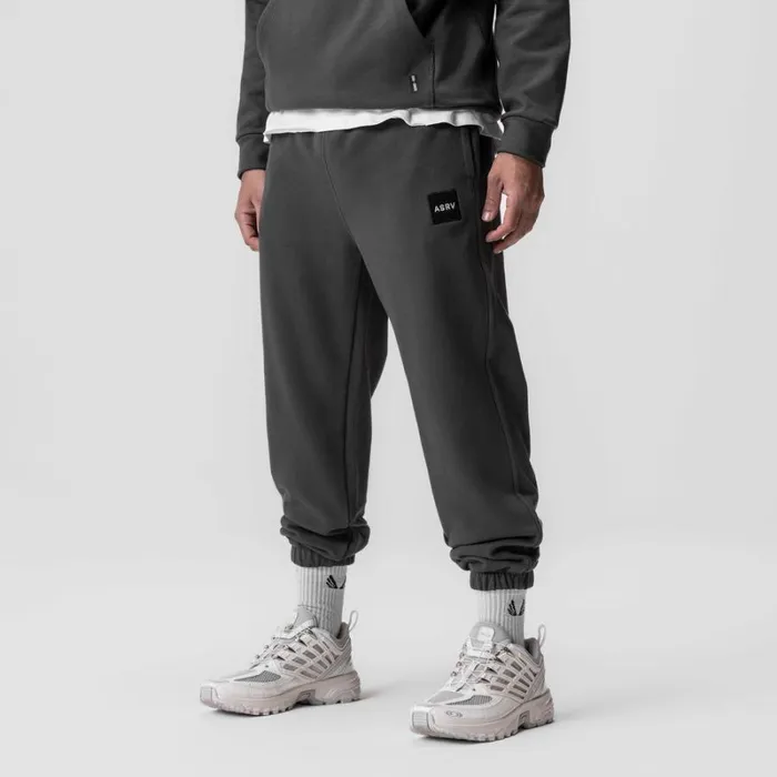 ASRV Joggers and Pants Men TechTerry Oversized Sweats Space Grey 034patch034