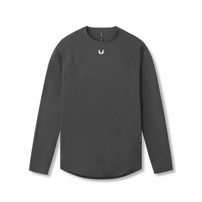 ASRV Long Sleeves Men LaserVent Established Long Sleeve Space Grey