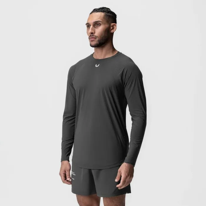ASRV Long Sleeves Men LaserVent Established Long Sleeve Space Grey