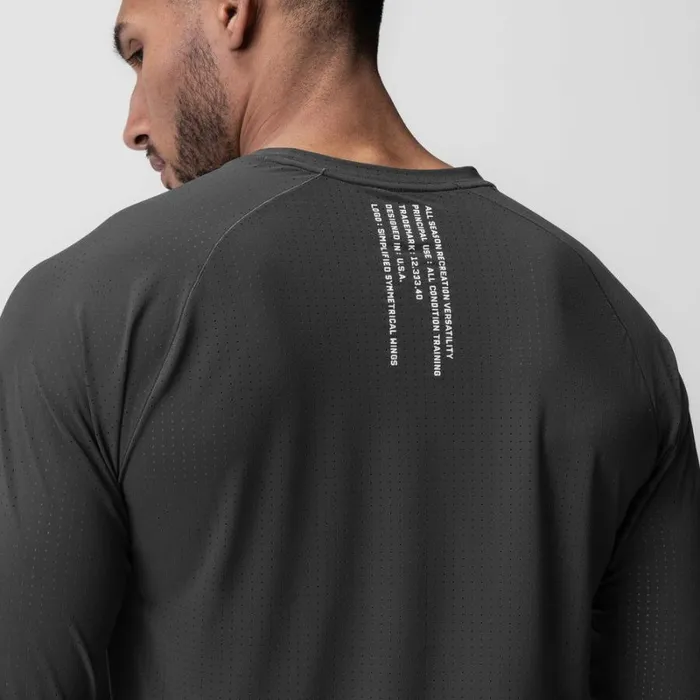 ASRV Long Sleeves Men LaserVent Established Long Sleeve Space Grey