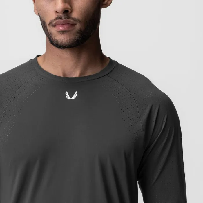 ASRV Long Sleeves Men LaserVent Established Long Sleeve Space Grey