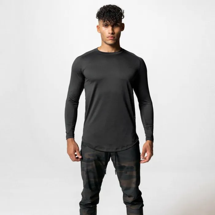 ASRV Long Sleeves Men SilverLite 20 Established Long Sleeve Black