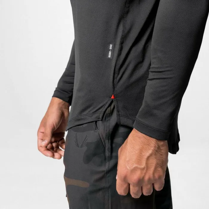 ASRV Long Sleeves Men SilverLite 20 Established Long Sleeve Black