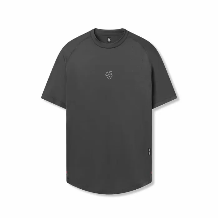 ASRV Short Sleeves Men SilverLite 20 Established Tee Space Grey 034cyber034