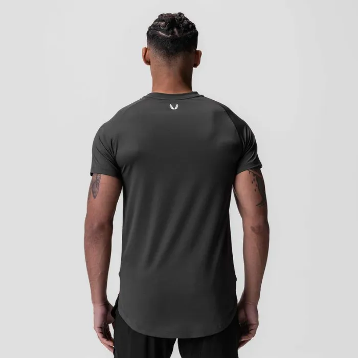 ASRV Short Sleeves Men SilverLite 20 Established Tee Space Grey 034cyber034