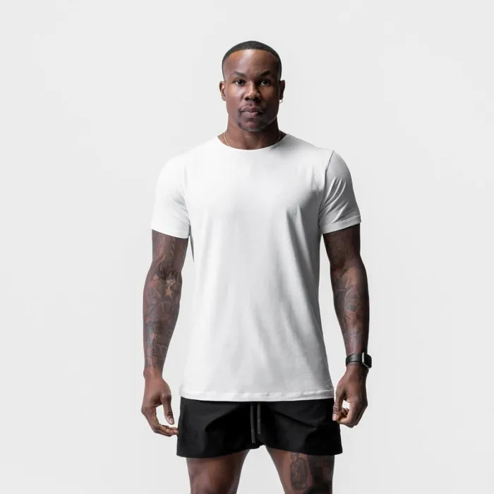 ASRV Short Sleeves Men Solucell Essential Tee White