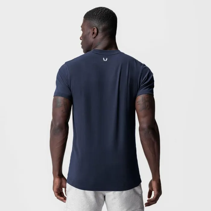 ASRV Short Sleeves Men Supima Essential Tee Navy