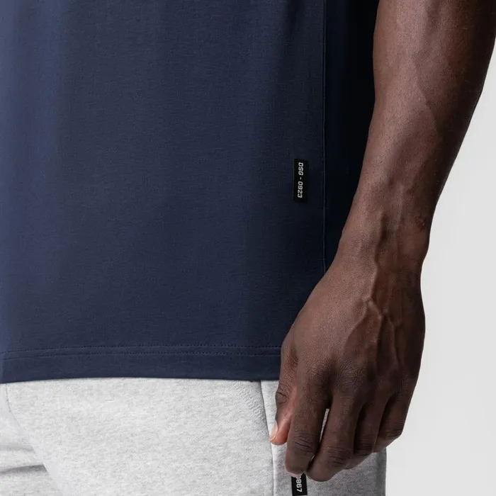 ASRV Short Sleeves Men Supima Essential Tee Navy