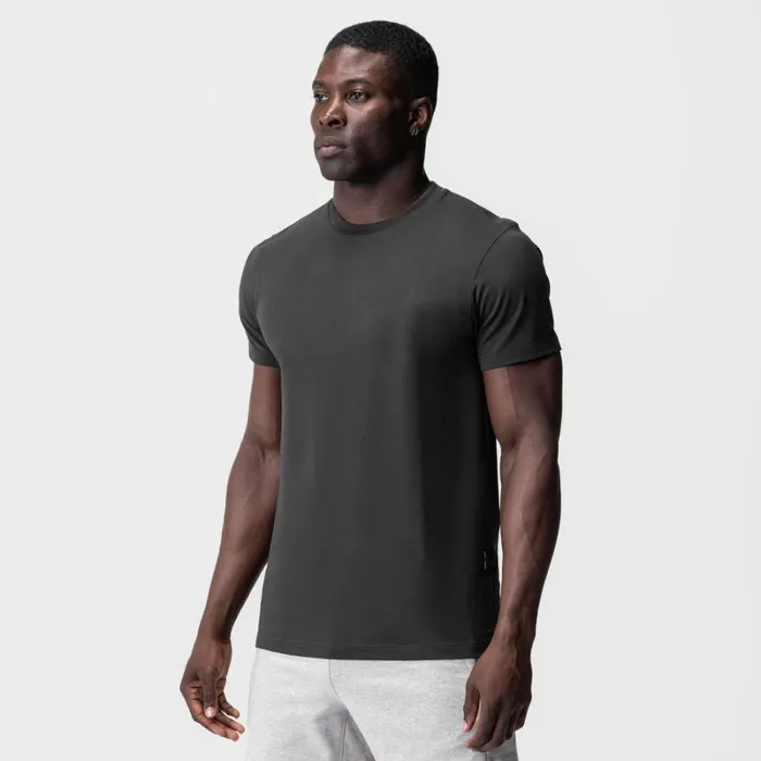 ASRV Short Sleeves Men Supima Essential Tee Space Grey
