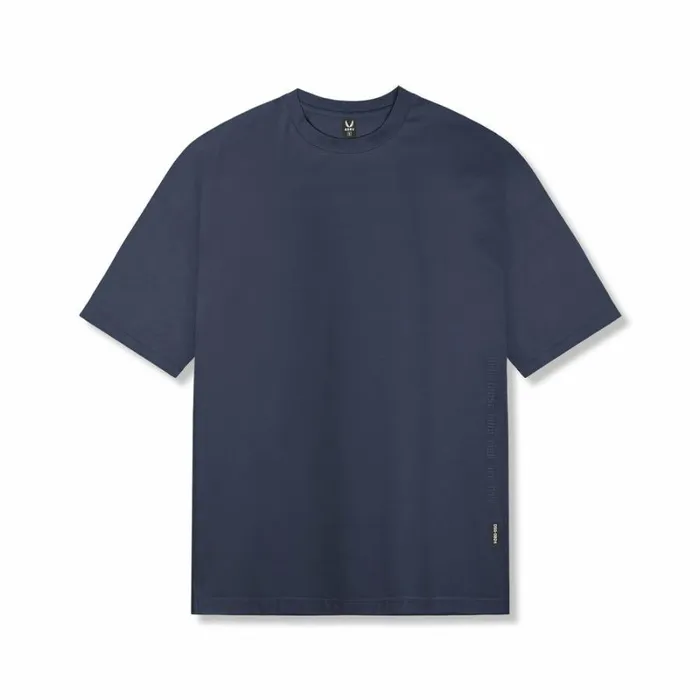 ASRV Short Sleeves Men Supima Oversized Tee Navy